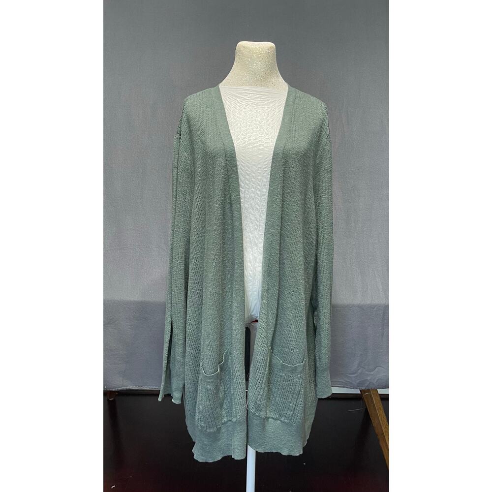 Love Ellie open-front cardigan sz‎ 3X minimalist comfy-chic casual lounge wear